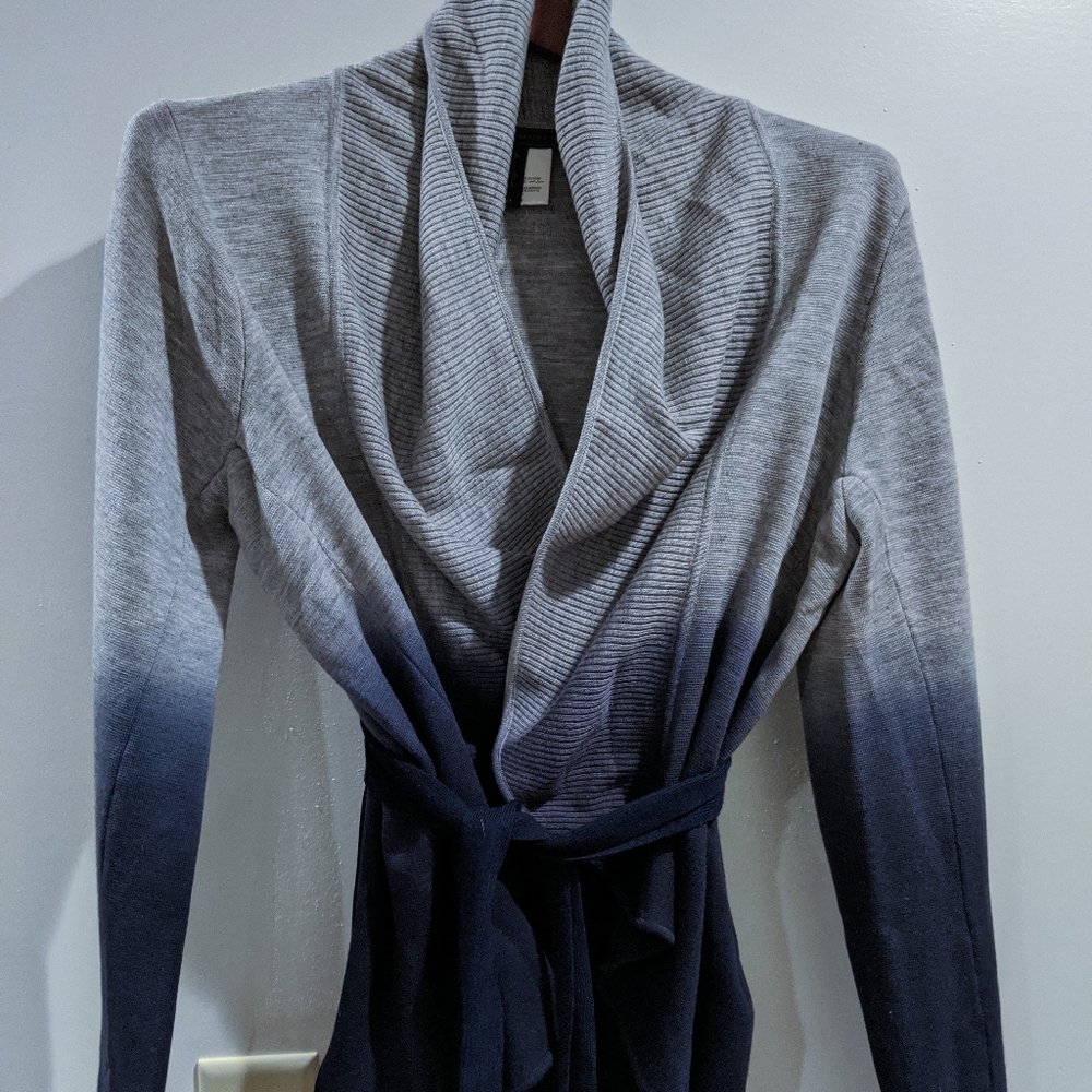 BCBG Max Azria ombre grey blue size large